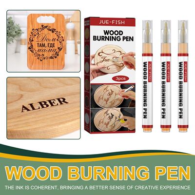 Jue-Fish Wood Burning Pen Set, Wood Marking DIY Pyrography P