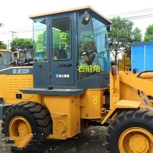 徐工188 160 158装载机挡风玻璃前档左右门上后档后侧钢化玻璃