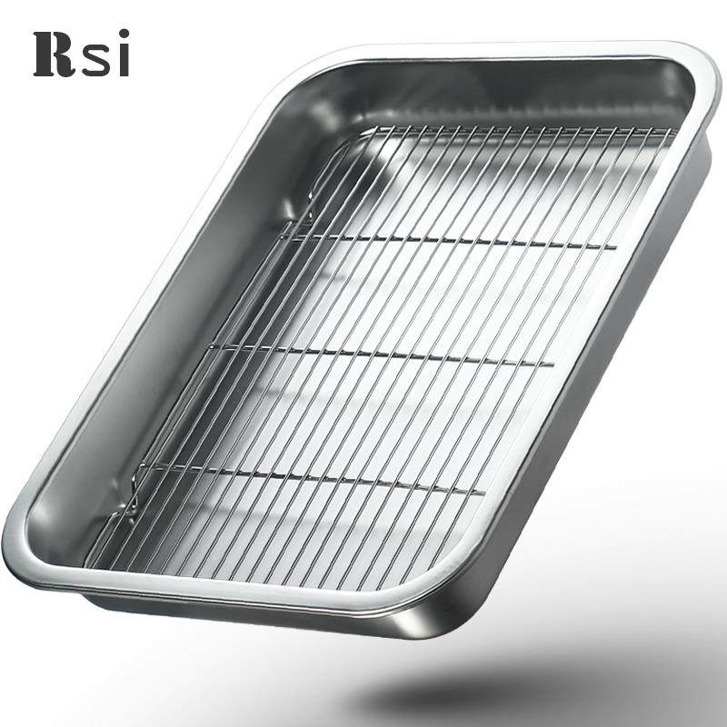 304不锈钢盘带过滤网方盘家用水杯沥水托盘长方形置物烧烤沥油盘,餐饮具,盘,淘宝优惠券,粉丝福利购,淘宝优惠卷