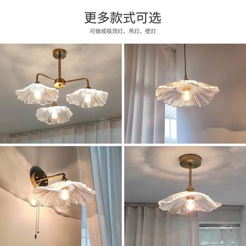 全铜走玻璃过道灯衣帽间廊简约入阳台网厅红玄638关户门楼梯吸顶