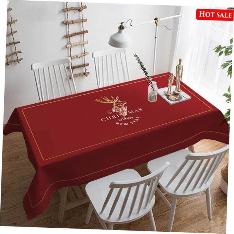 Christmas tablecloth Party decorations Table mat home cloths