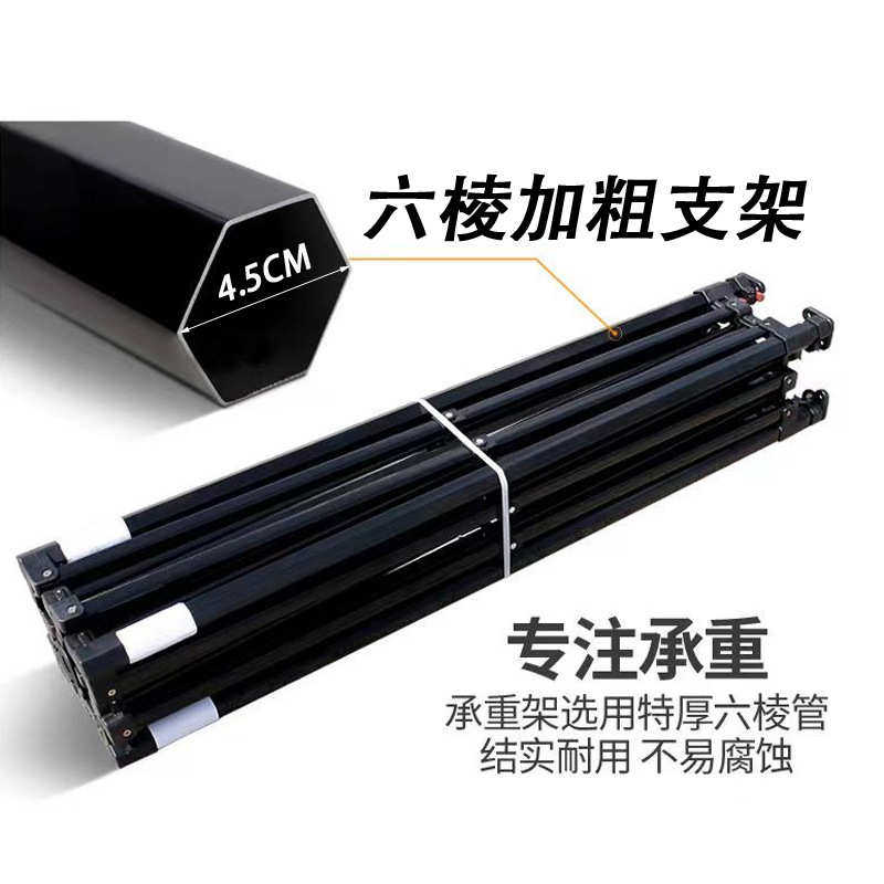 露营户外广告棱野营加粗折叠凉棚帐篷3米全自动四角六3遮阳棚米×