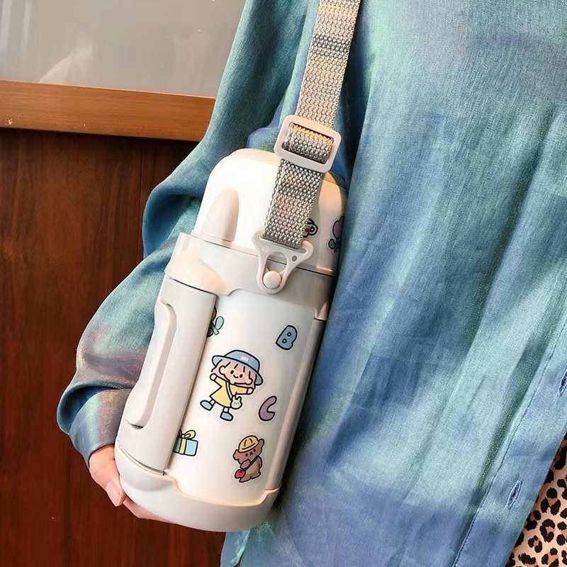 保温壶1000毫升大容量不锈钢水杯暖瓶家用水壶户外旅游车载1L