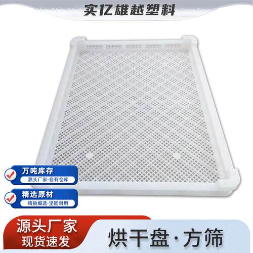 塑料单冻器烘干盘晾晒托盘冷冻盘大枣浅筐草药海参烘干盘食品级