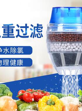 家用厨房龙头过滤器嘴前置防溅头网小型简易自来水农村泥沙净水