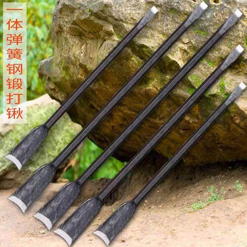 锻打弹簧钢洛阳铲实心移植铁锹挖洞坑挖树锹起苗挖冬笋园林铲子