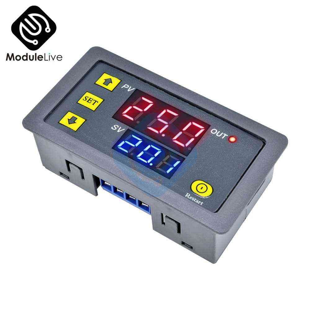 DC 12V 10A 1500W Time Timing Delay Relay Module Cycle Timer