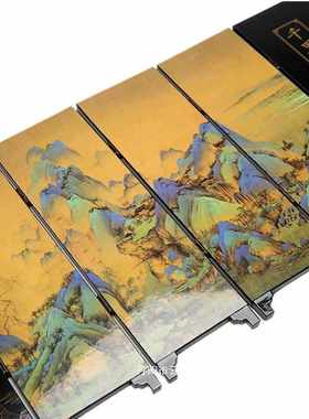 厂家小屏风家居送老外摆件迷你书房装饰品礼品桌面漆器新中式中国