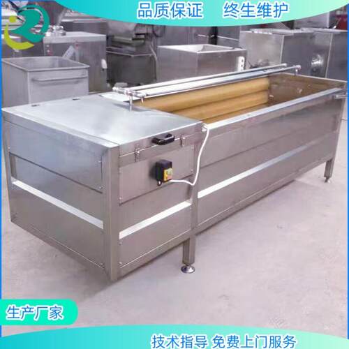 土豆毛辊清洗机土豆去皮加工清洗设备果蔬加工气泡清洗机
