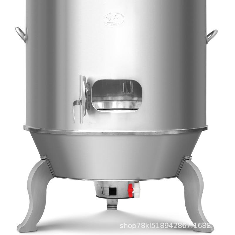 SRY广东三水丰烤鸭炉80cm双层腊果木炭脆皮烧肉永炉商用烧烧叉烤