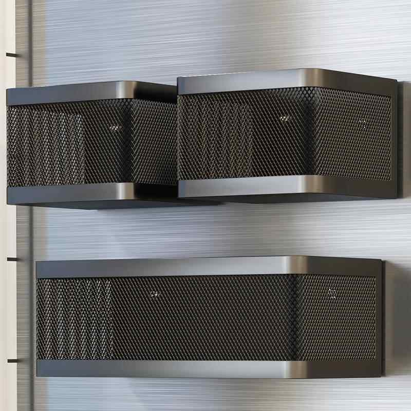 厨房置物架磁吸神器冰箱盒侧收纳侧面磁铁挂篮姜蒜筐洞洞板免打孔