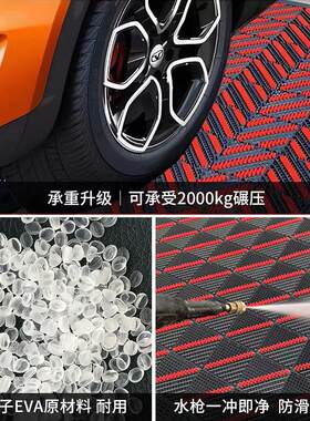 商用公司酒店商场单位室外大门防滑除尘地垫三合一拼接垫入门脚垫