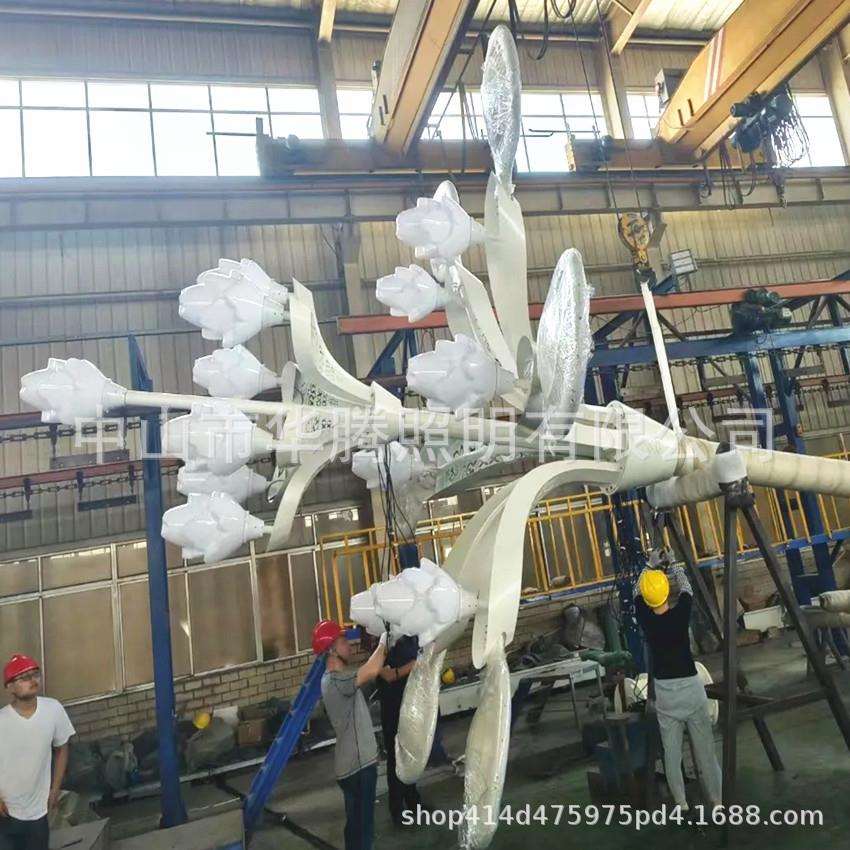 华腾工厂直销户外中华灯玉兰灯城市路灯主干道led防水灯具