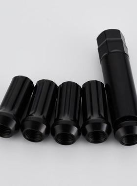 热销黑色M14*螺1.5七汽车改MEB螺装螺丝槽改装轮毂丝防盗轮胎母