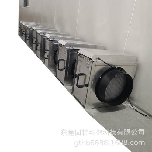 新风口法兰安装管道式静电除尘杀菌装置二段板式高低压净化器