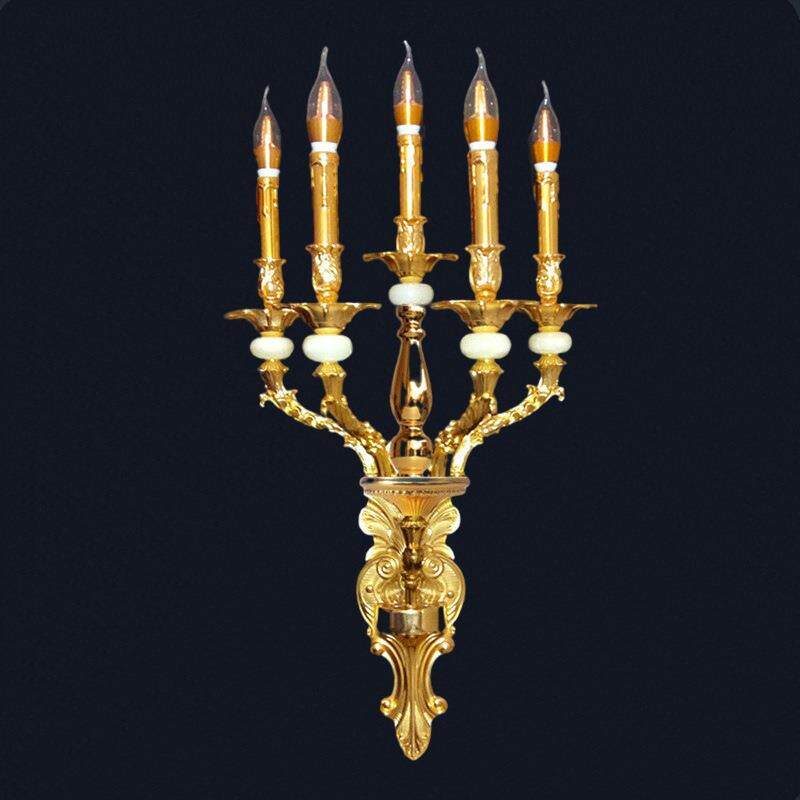 厂家欧式奢华合金壁灯大堂酒店别墅客厅展厅时尚创意墙壁灯具