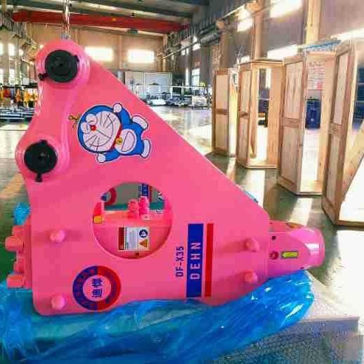 迪悍破碎锤三一挖掘机专用钎杆直径58mm液压锤打桩机炮头微挖钎杆