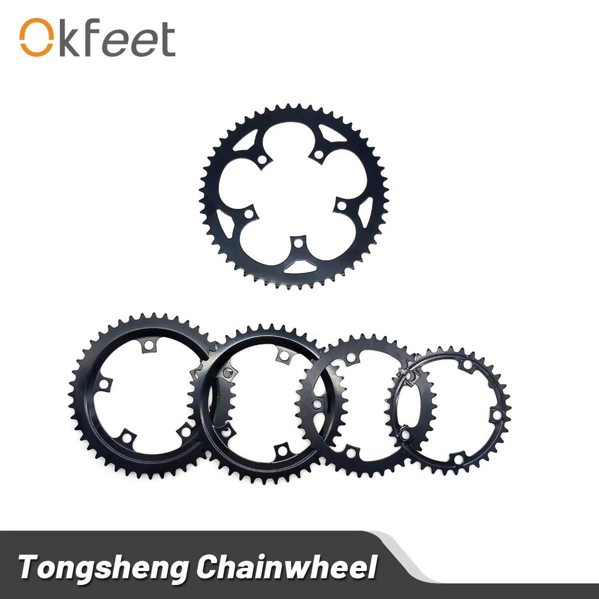 同盛中置电机 专用牙盘 34T 38T 42T 44T 52T TSDZ-2 tongsheng