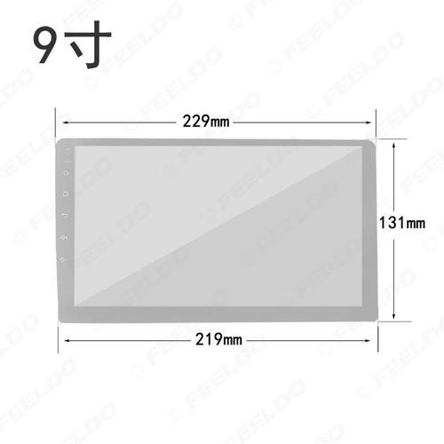 适用11-19福特探险者EXPLORER改装框安卓大屏导航面框音响面板9寸