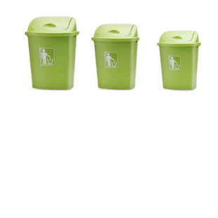 摇盖垃圾桶大容量30L40L60L户外物业带盖厨房商用家用特大号教室