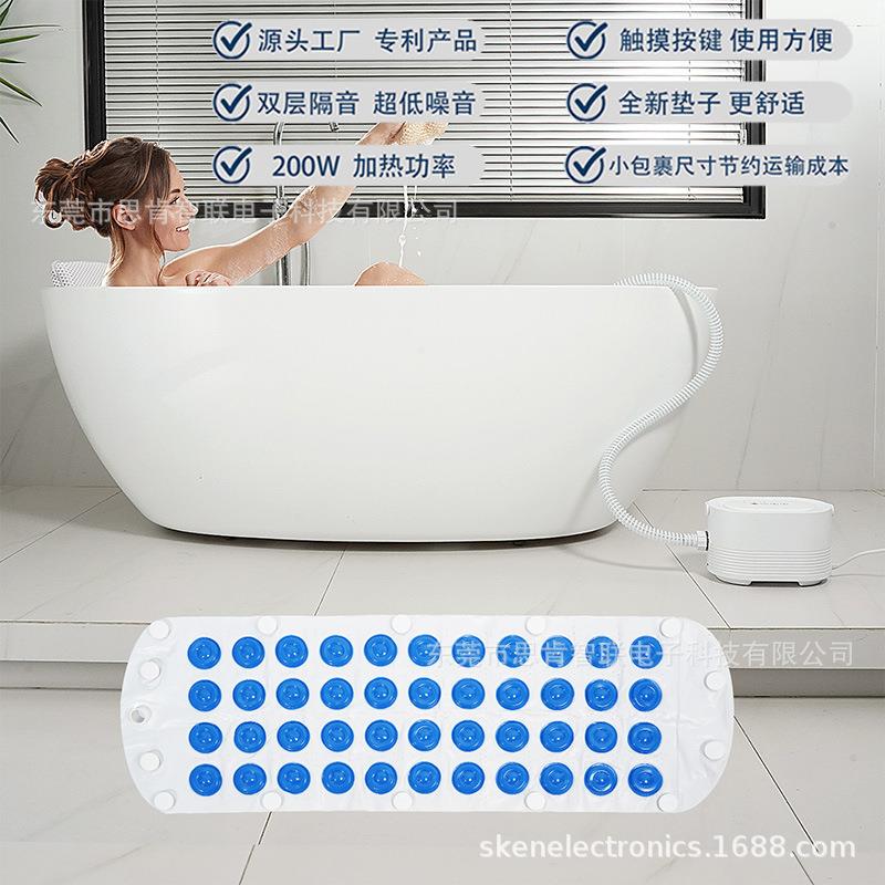 新款浴缸泡泡机静音家用浴缸泡澡SPA泡沫理疗沐浴按摩水疗电加热