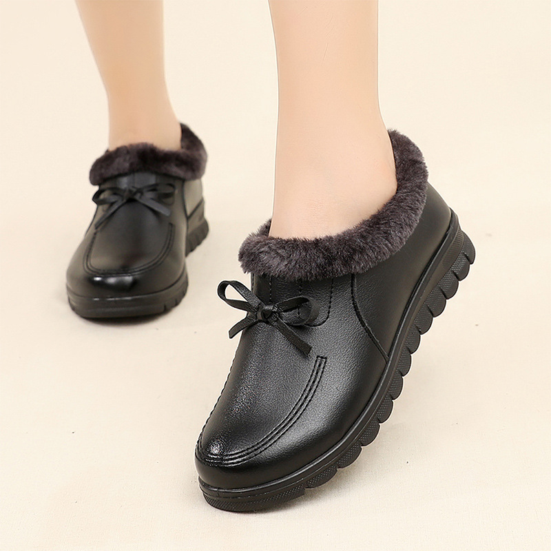 中老年秋冬妈妈棉鞋保暖女鞋棉鞋