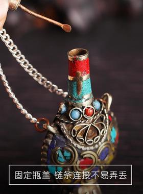 尼泊尔鼻烟壶鼻烟壶装饰摆件