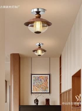 法式中11707古风过道设吸灯创玻意个性计师玄关走顶廊阳台璃厨卫