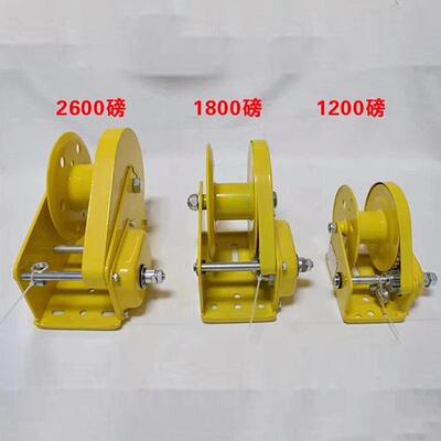 手摇卷扬双MAGA-102向磅自锁式小型手120018摇00磅手动绞车牵机引