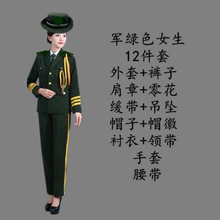 新款乐成人军乐队歌舞团音乐会合唱演出军鼓队服艺团管术队表演升