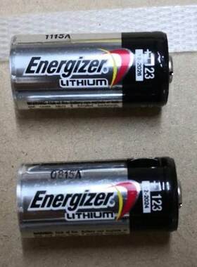 美国劲量Energize 123 3v 锂电池相机仪器夜视仪手电筒CR123A 3v