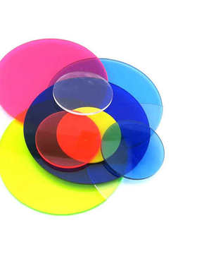 力色亚克茶色串透明加工亚克色玻璃板板磨砂板卡pmma板力彩色有机