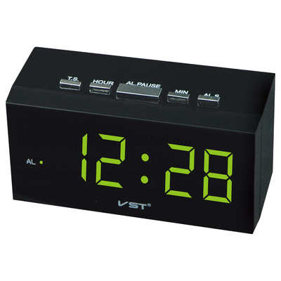 LED闹钟 家居时钟 插电发光钟 LED ALARM CLOCK桌面台钟 VST-772