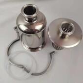 304不锈家钢道过滤器卫生89 管过滤器空气净化器厂直销 102级快装