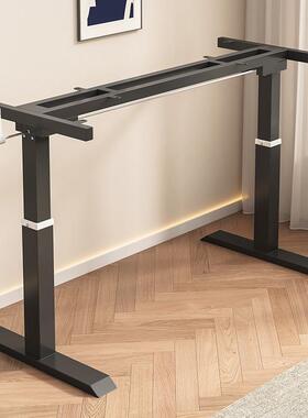 升降桌腿支架手摇电支桌子腿艺撑架工作台可调节学脑习书OUP桌铁