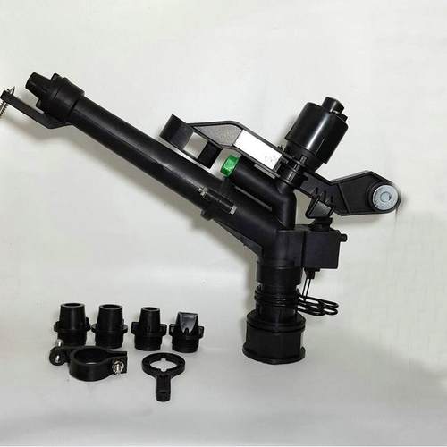 1寸半DN40塑料摇臂旋转喷头喷枪可控角 可调草坪农田灌溉喷灌喷头