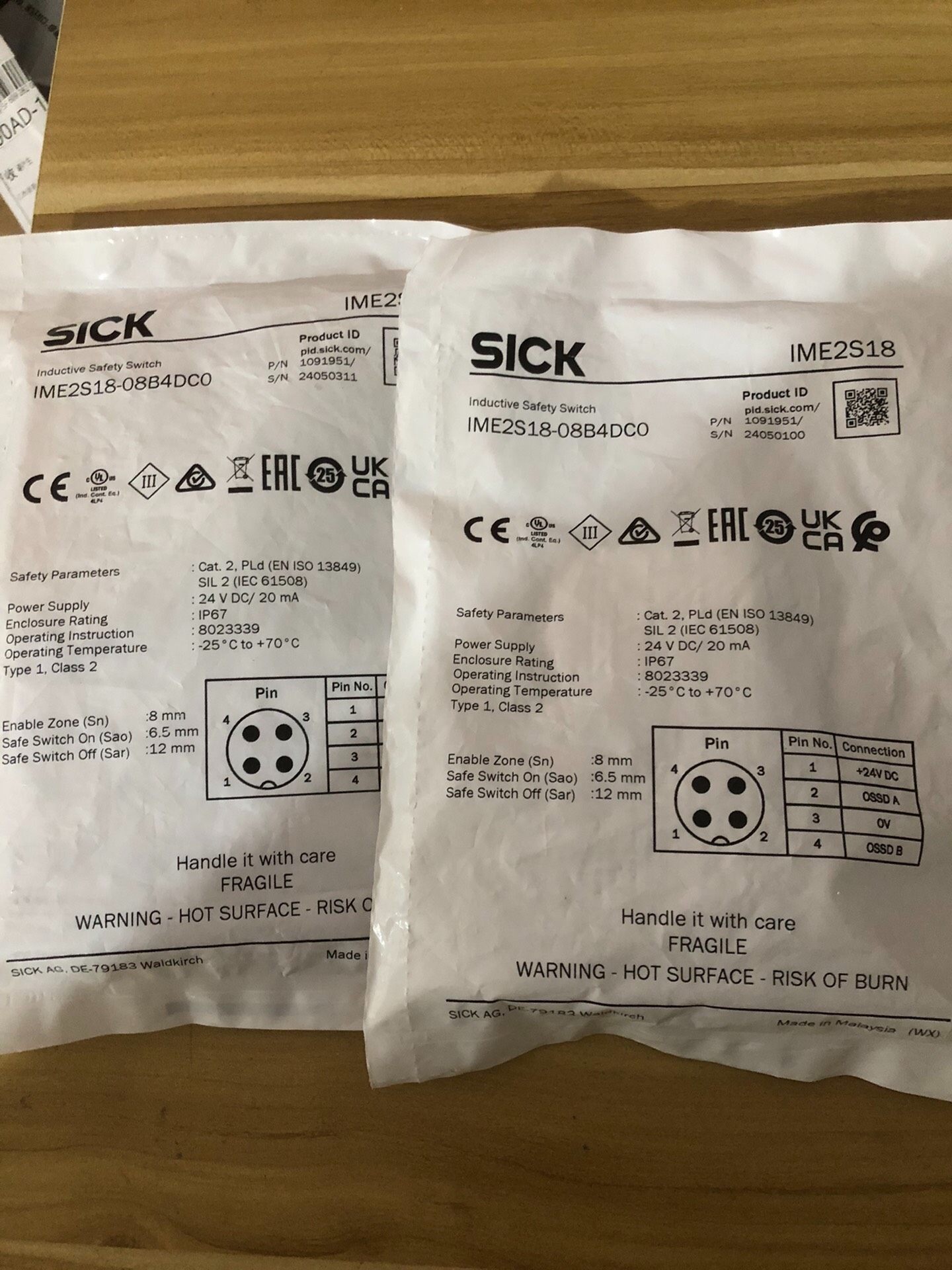 全新德国SICK西克IME2S18-08B4DC0货号109
