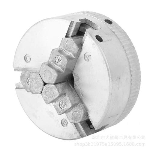 3 爪车床夹头手动自定心迷你金属车床夹头工具配件工具