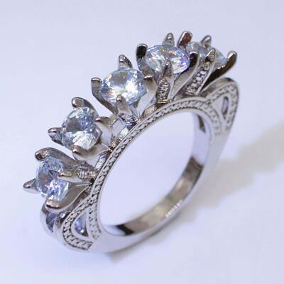 Creative Simulated Diamond Engagement Ring Fashion