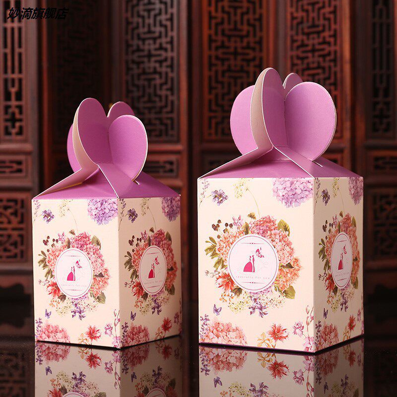 结婚喜糖盒子婚庆用礼品新款伴手礼盒糖盒高级中国风创意小号包邮