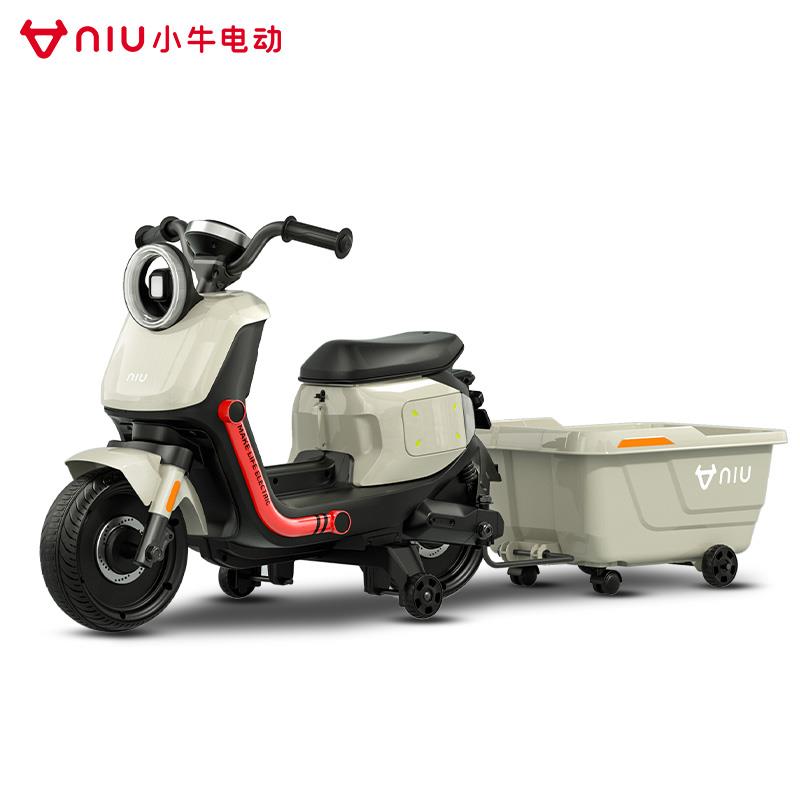 正品小牛电动款U玩Qi儿童电+动车U2新小学生充电具车宝宝电瓶车