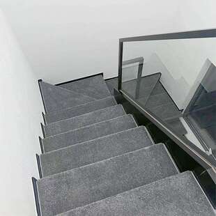 楼梯地毯加厚纯免色台阶垫简约JIU实踏步垫满胶自粘楼梯木垫子铺