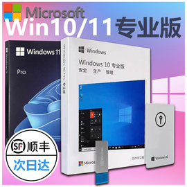 正版Win10专业版系统盘Windows11简体中文U盘64位纯净系统PRO