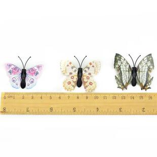 Wall Kids Girl For ers Butterfly Flower PVC White 100pcs