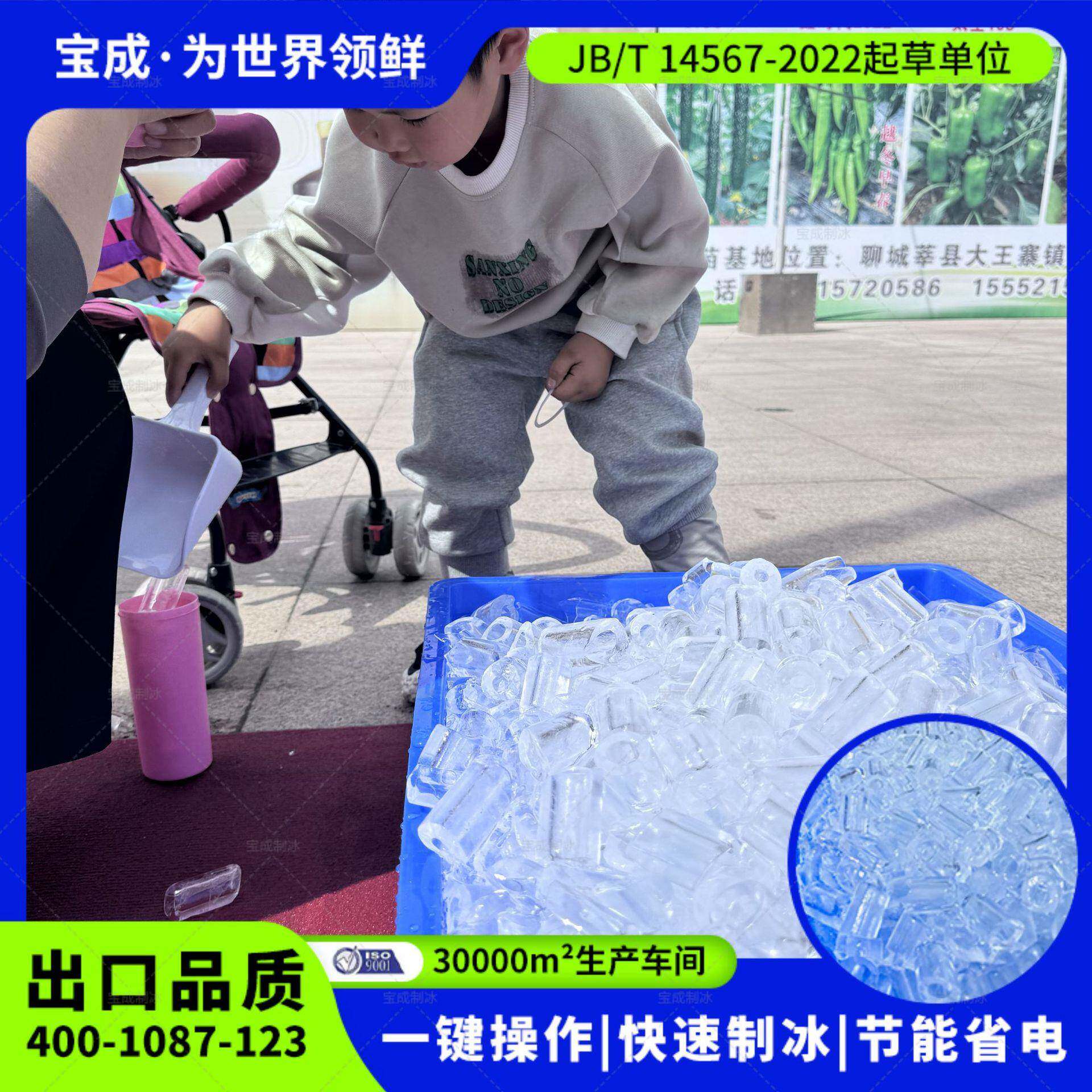 宝成大型管冰机管冰食用冰降温保鲜用冰设备