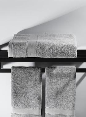 HIDEP黑架色挂件五件E套铜色扁款浴HI08047巾毛巾环黑浴室挂件套