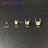 压线铜扣小号DJ454A接线端子C型线夹U型扣中间接线端子2000只装