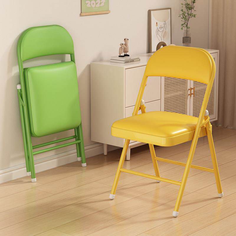 折叠椅家用卧室椅子餐椅舒服久坐出租房凳子靠背椅宿舍办公电脑椅