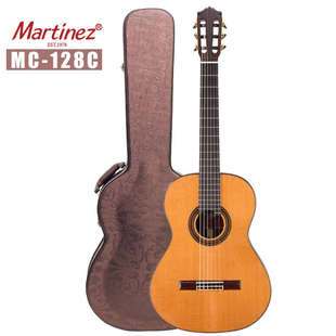 Martinez玛丁尼加震全单板古典吉他128C豪瑟三拼马丁尼电箱58CS