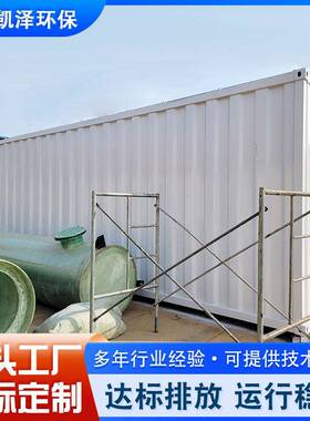 一体化污水处理设备地埋式农村工业医院屠宰养殖场生活废水一体机